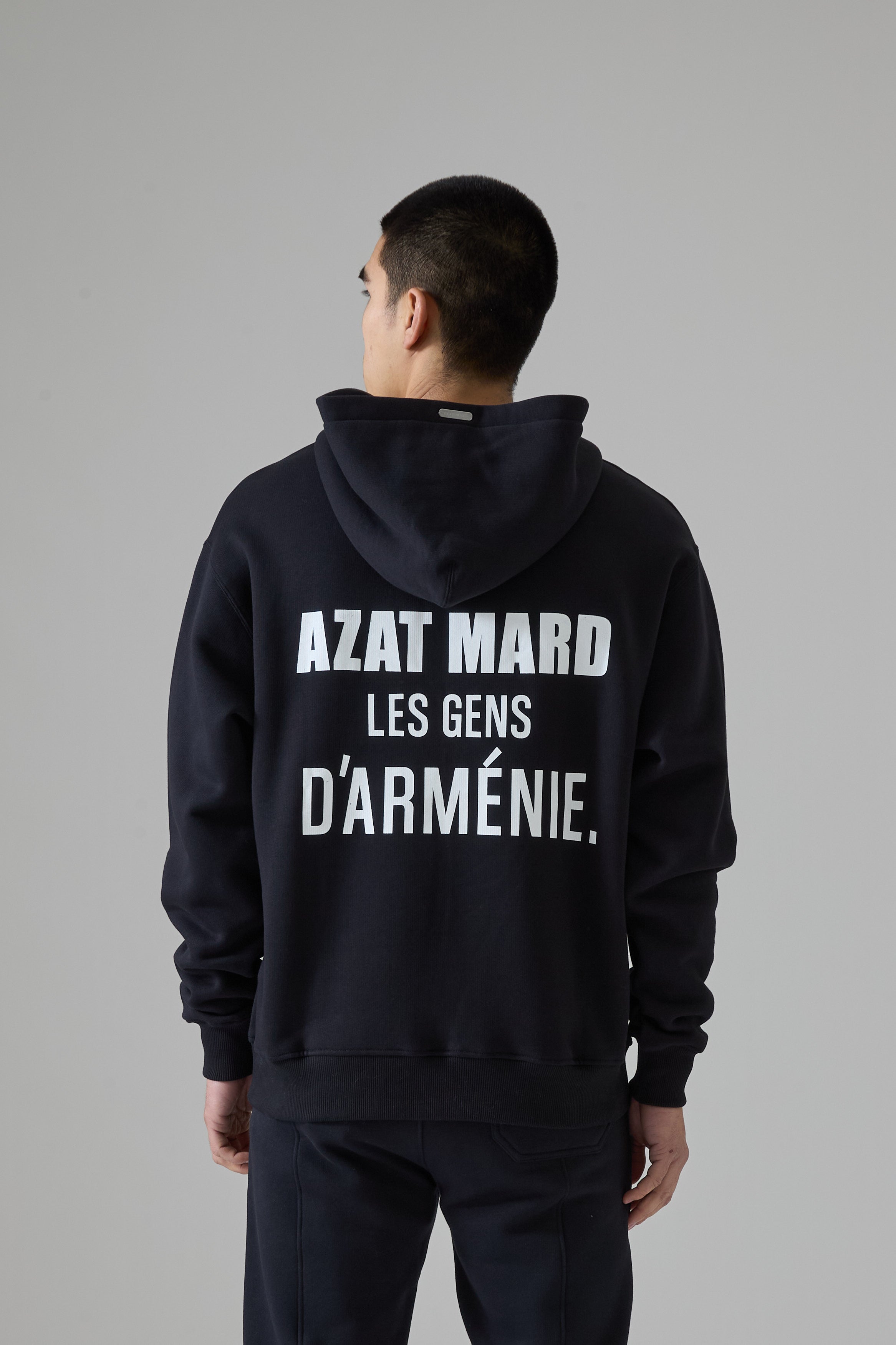 LES GENS BLACK/WHITE HOODIE