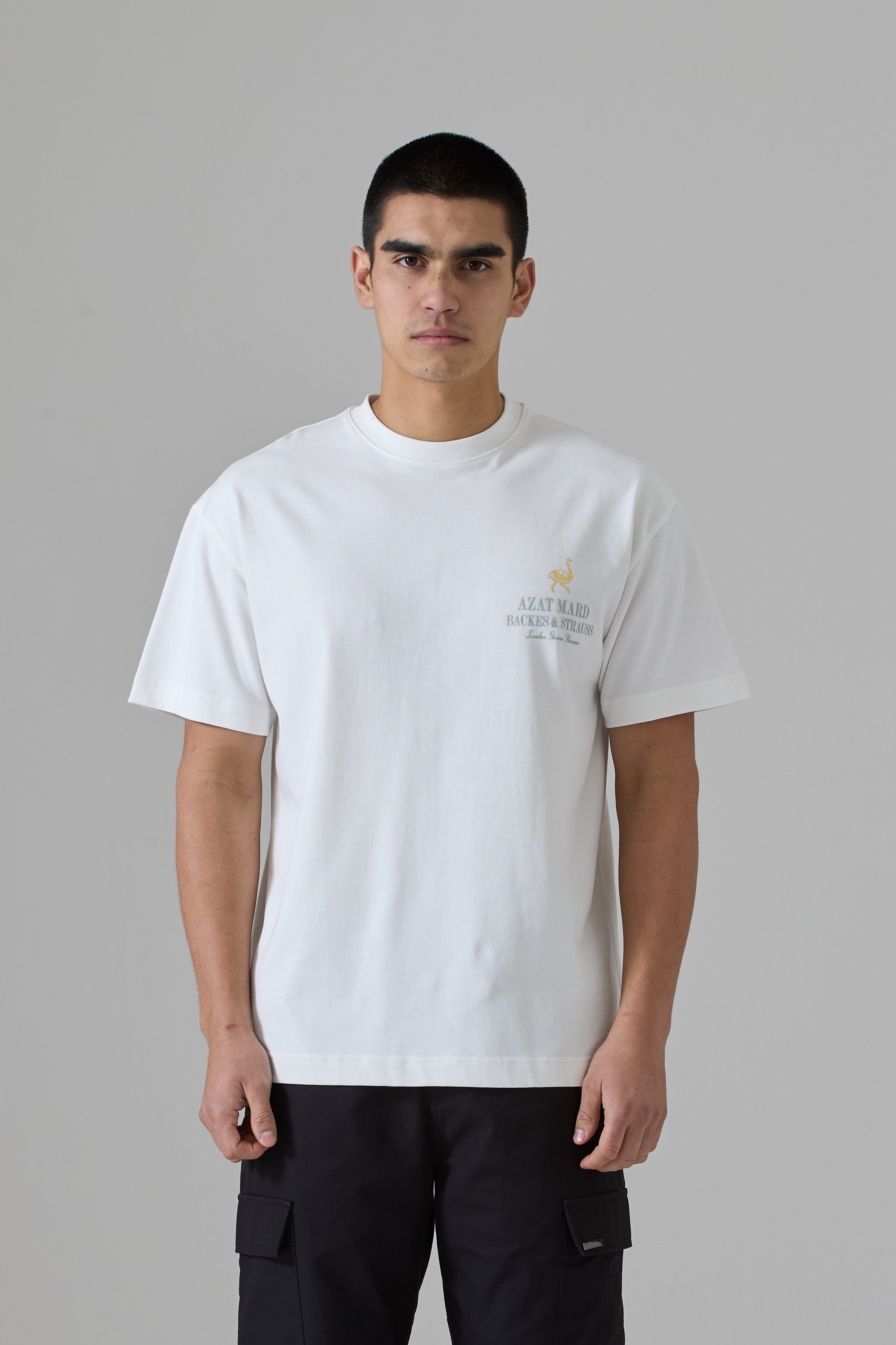 БЕЛАЯ ФУТБОЛКА BACKES & STRAUSS