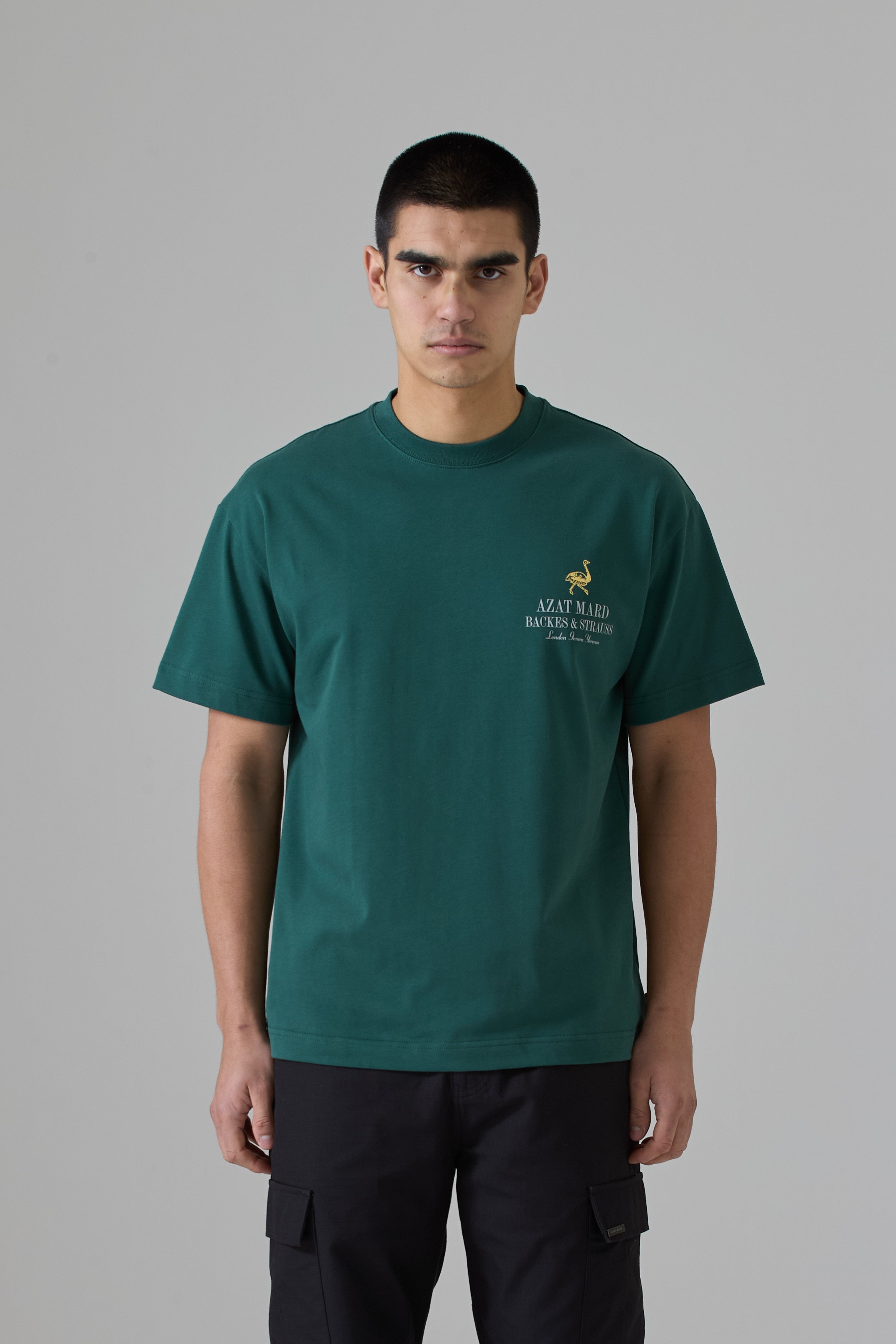 ФУТБОЛКА BACKES & STRAUSS ЗЕЛЁНАЯ