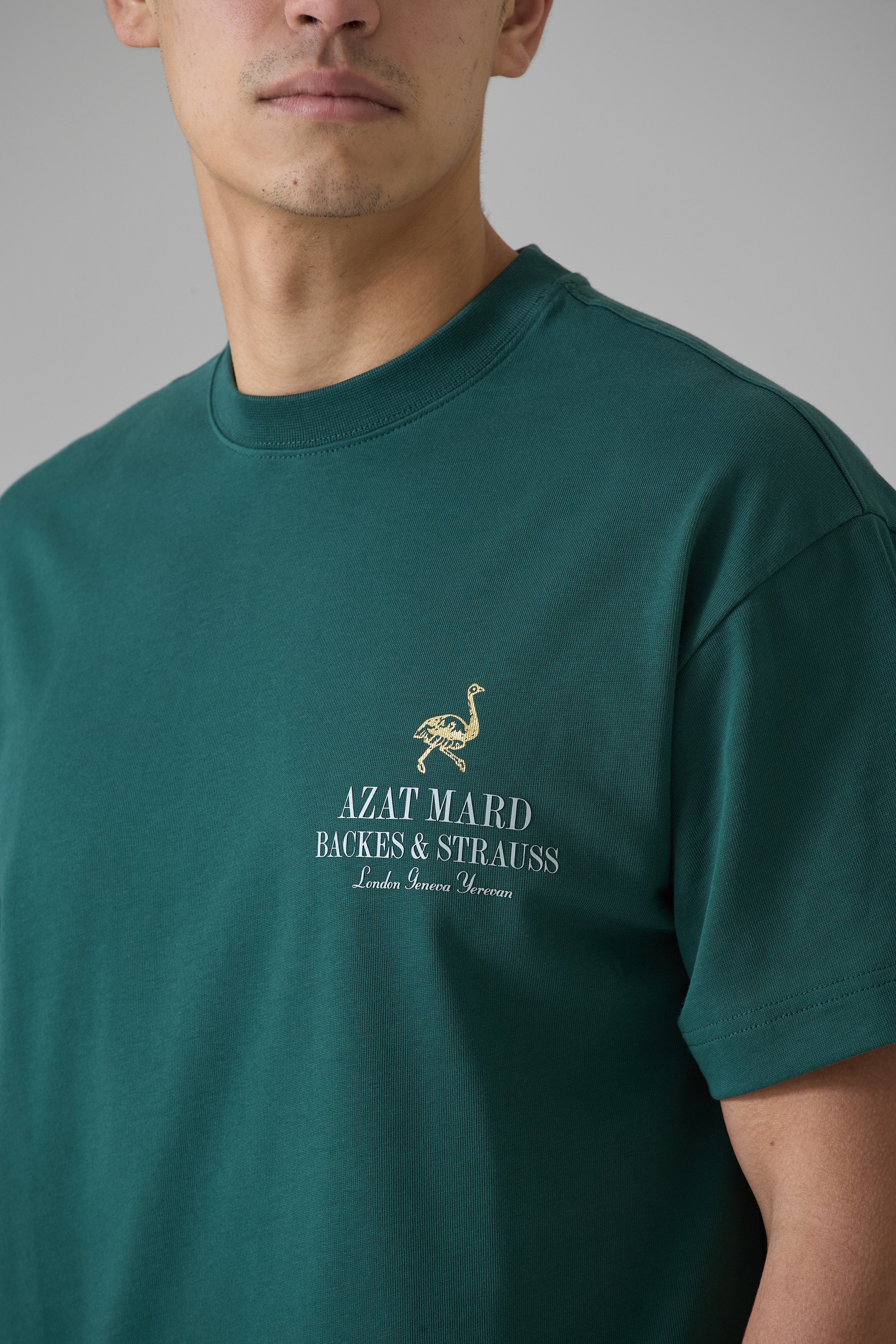 ФУТБОЛКА BACKES & STRAUSS ЗЕЛЁНАЯ