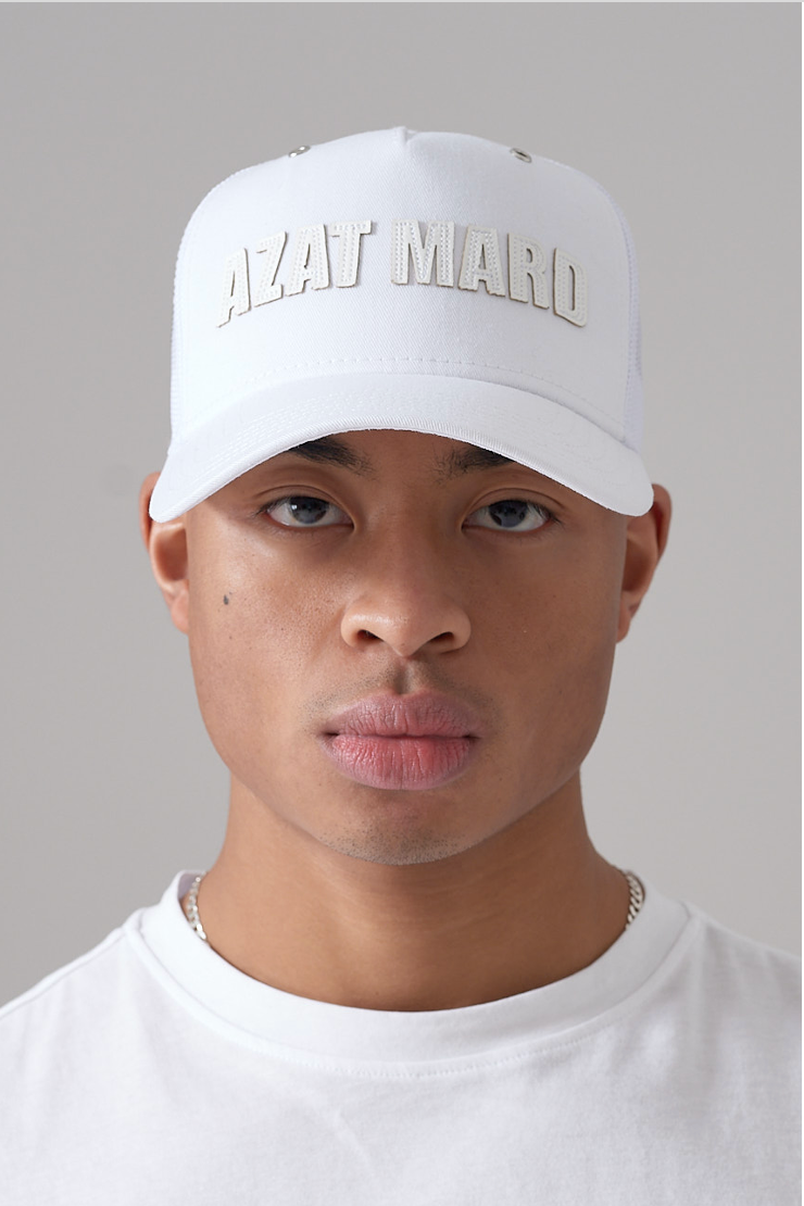AZAT MARD BLACK/WHITE IMPACT MESH CAP – Azat Mard