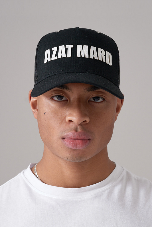 AZAT MARD BLACK/WHITE IMPACT MESH CAP
