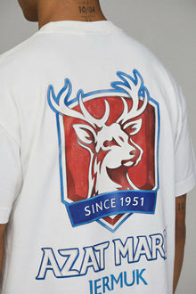AZAT MARD X JERMUK WHITE T-SHIRT