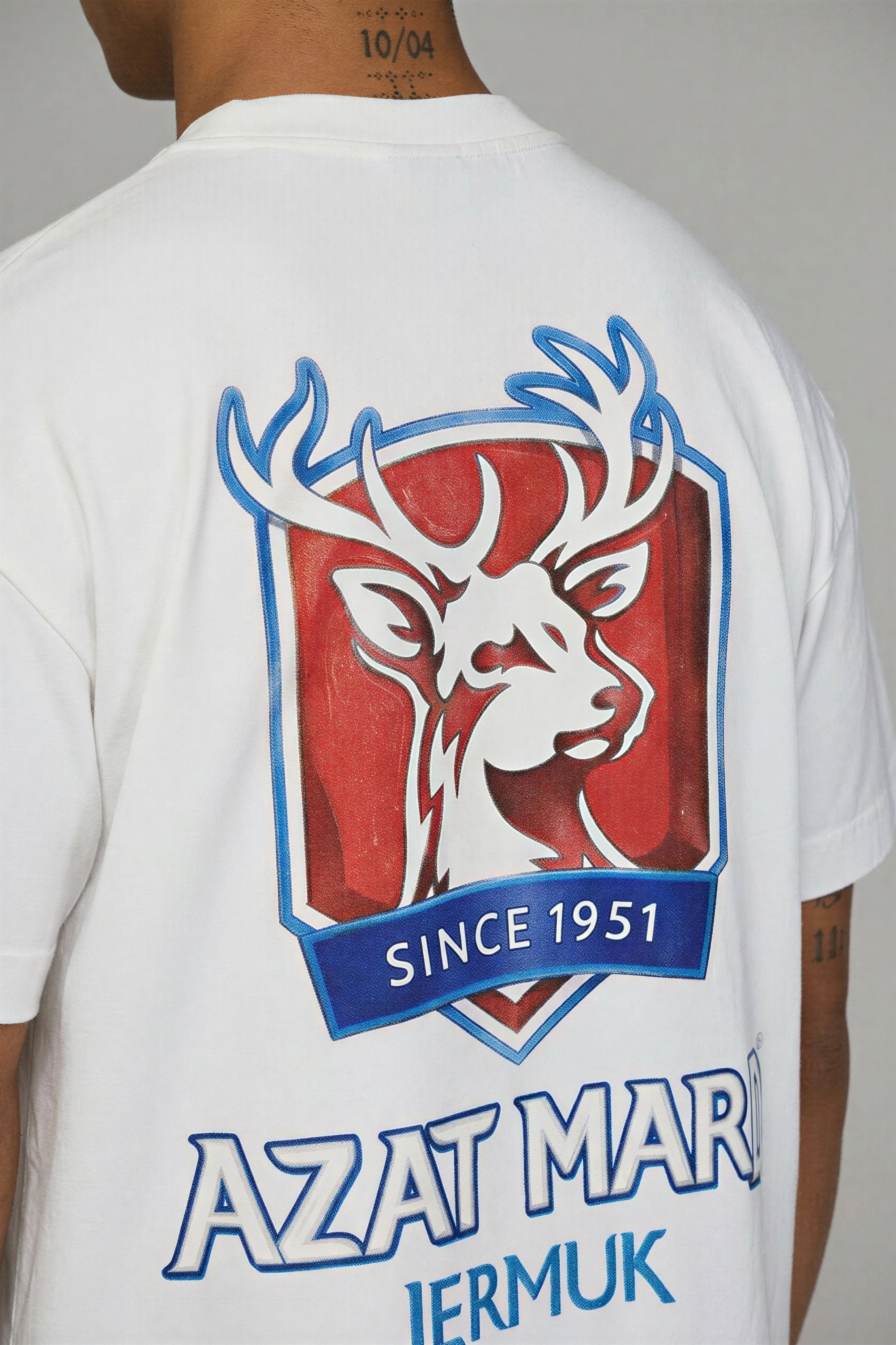 AZAT MARD X JERMUK WHITE T-SHIRT