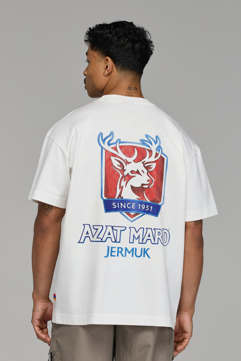 AZAT MARD X JERMUK WHITE T-SHIRT