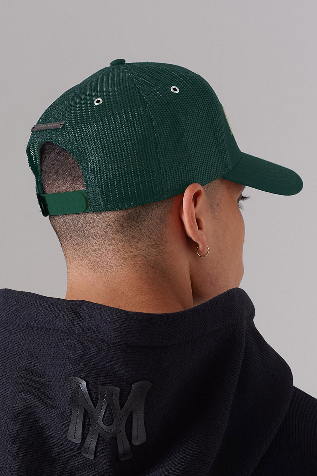 LES GENS GREEN/WHITE TRUCKER CAP