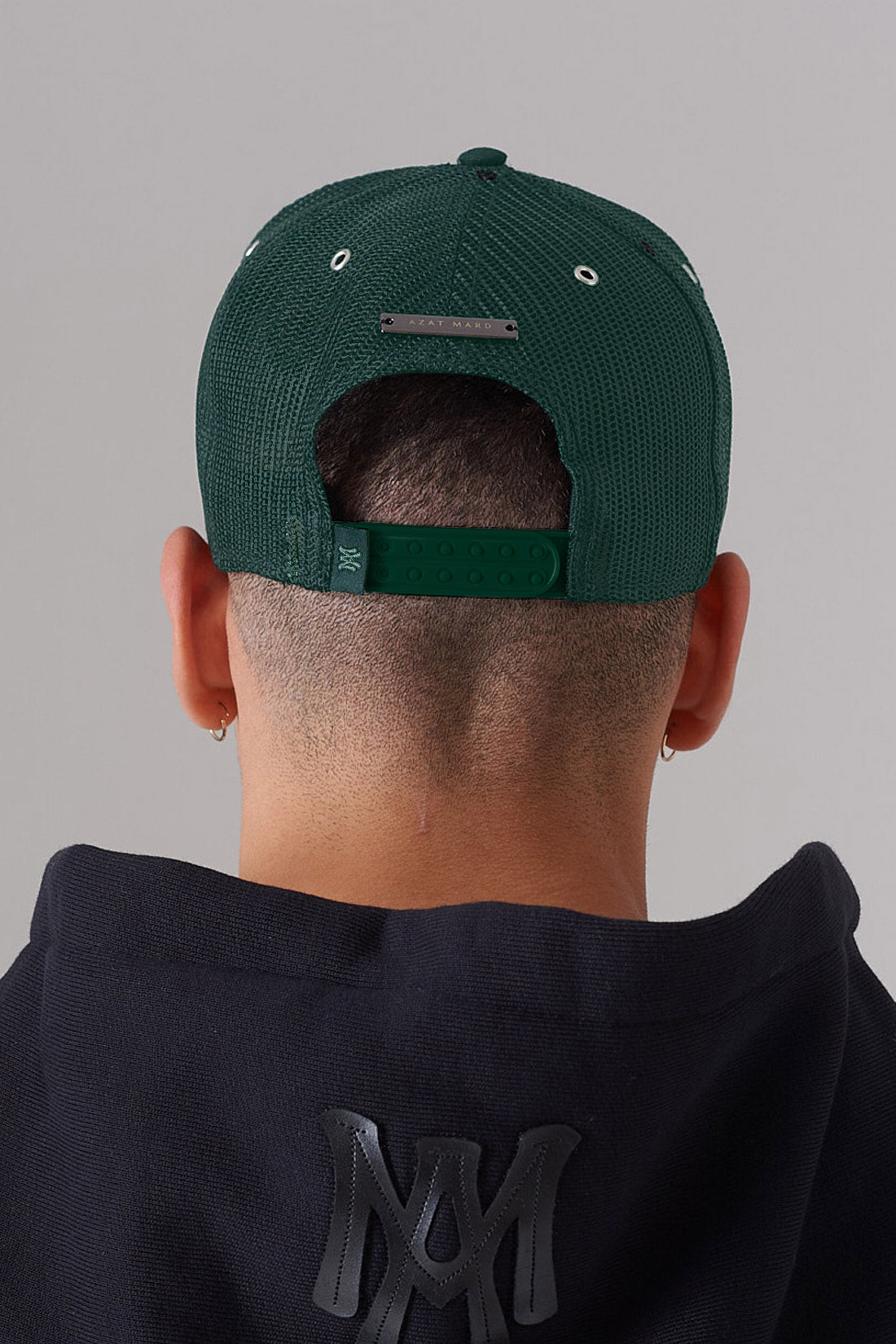 LES GENS GREEN/WHITE TRUCKER CAP