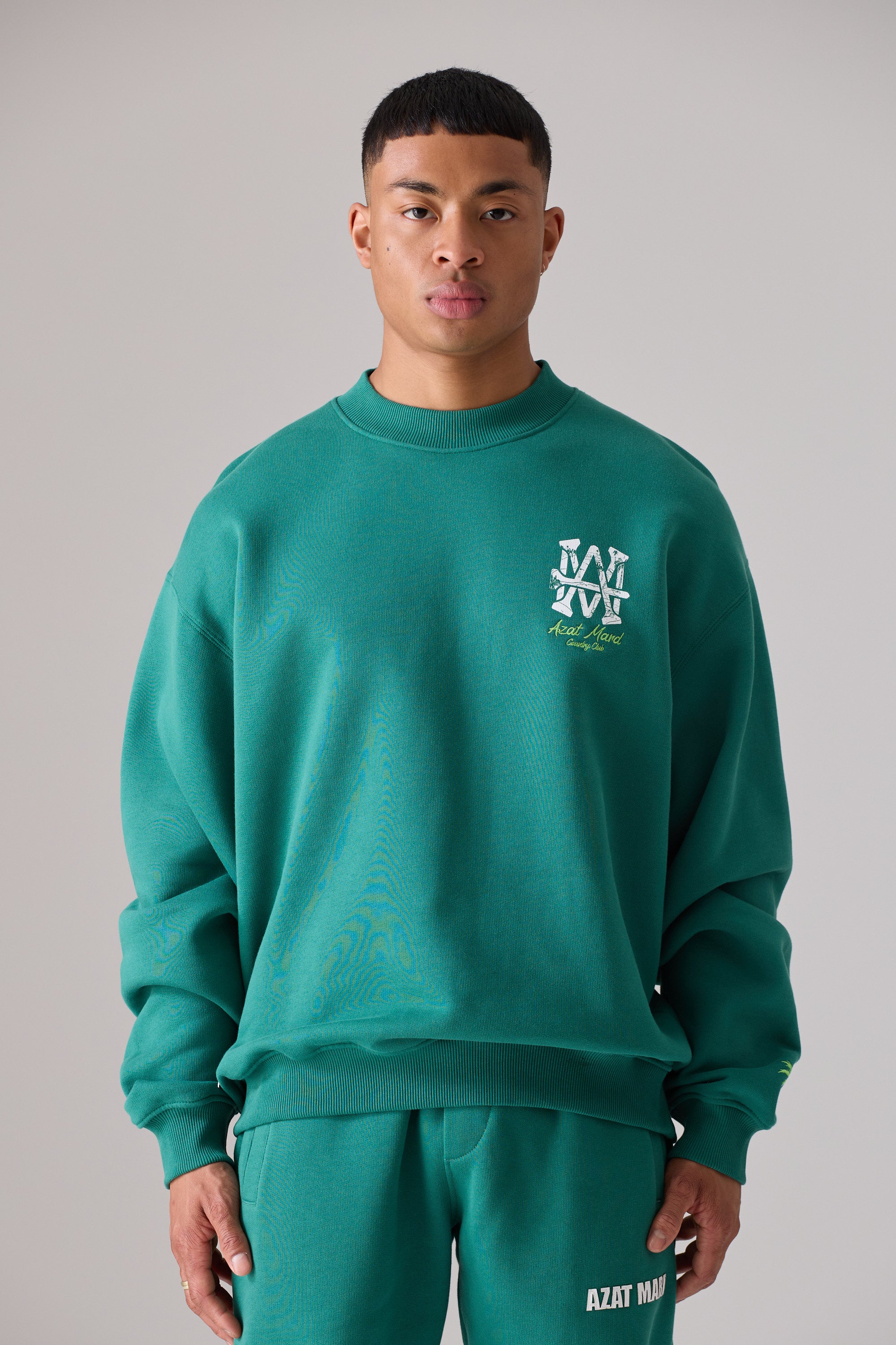 GREEN AM COUNTRY CLUB SWEATER