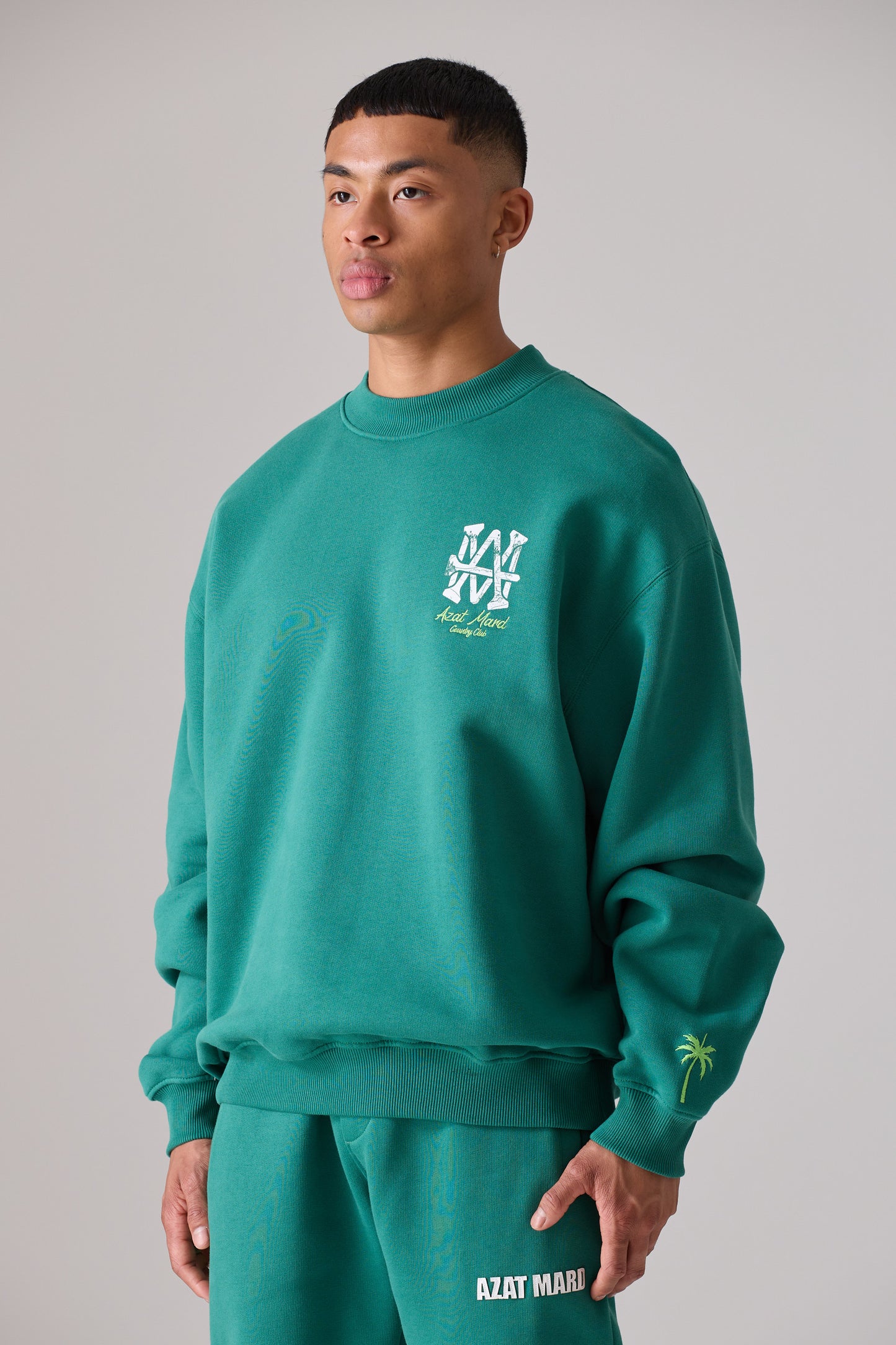 GREEN AM COUNTRY CLUB SWEATER