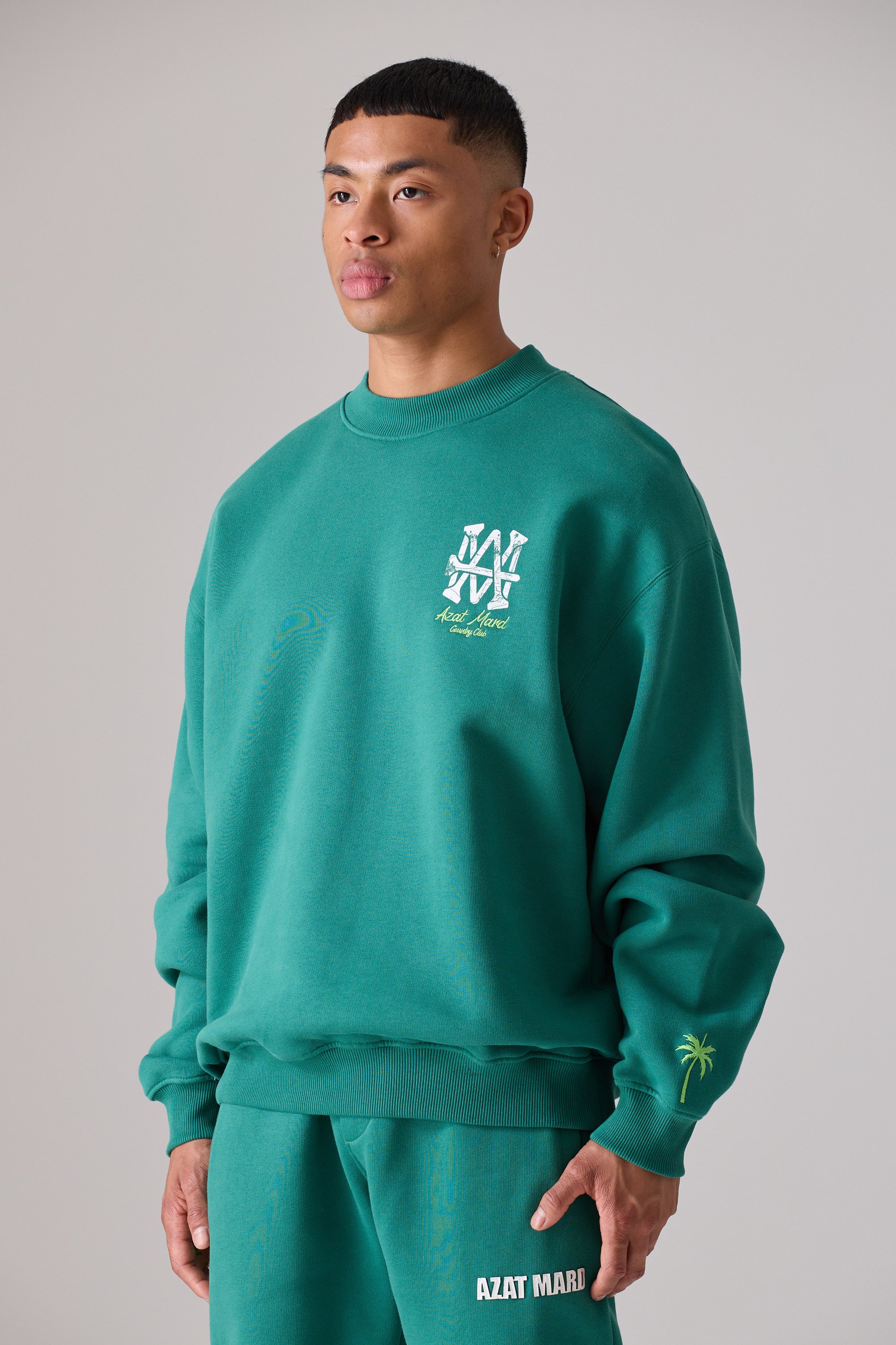 GREEN AM COUNTRY CLUB SWEATER