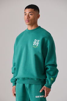 GREEN AM COUNTRY CLUB SWEATER