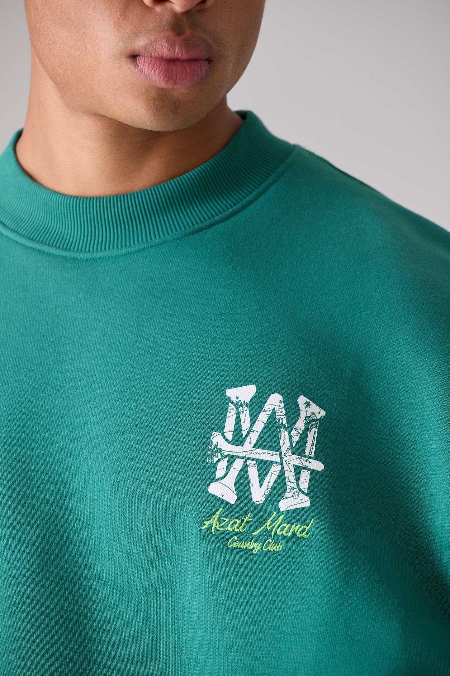 GREEN AM COUNTRY CLUB SWEATER