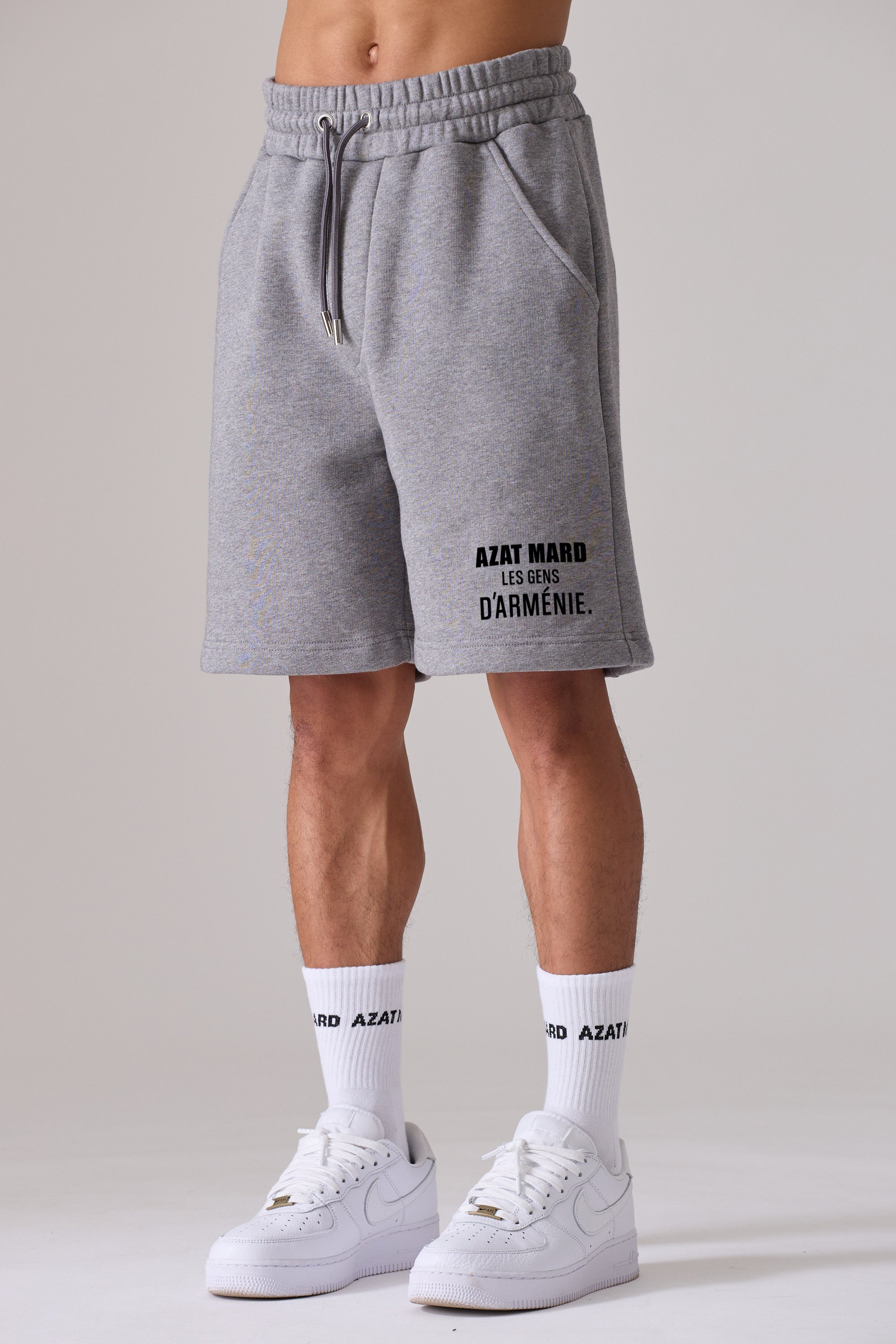 LES GENS GREY MARL SHORTS