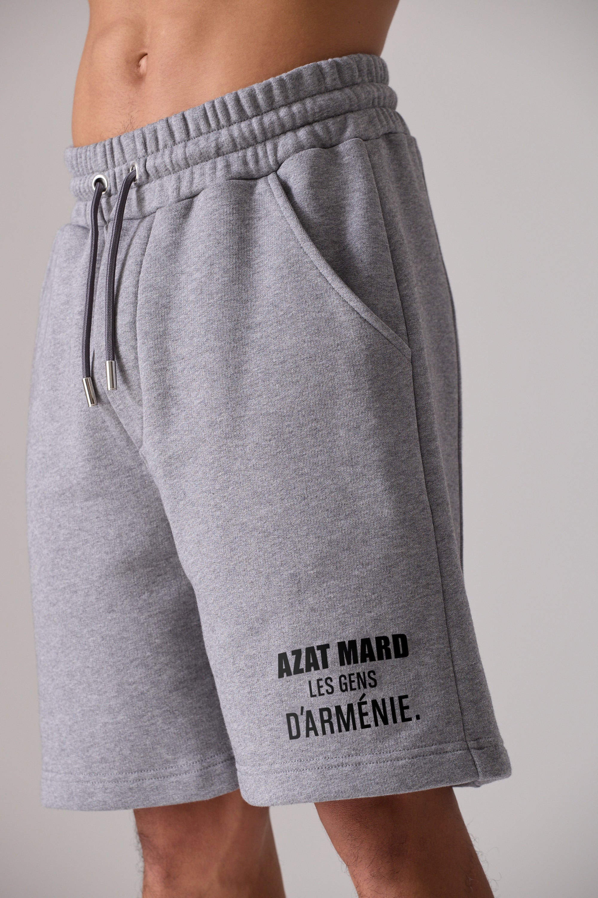 LES GENS GREY MARL SHORTS