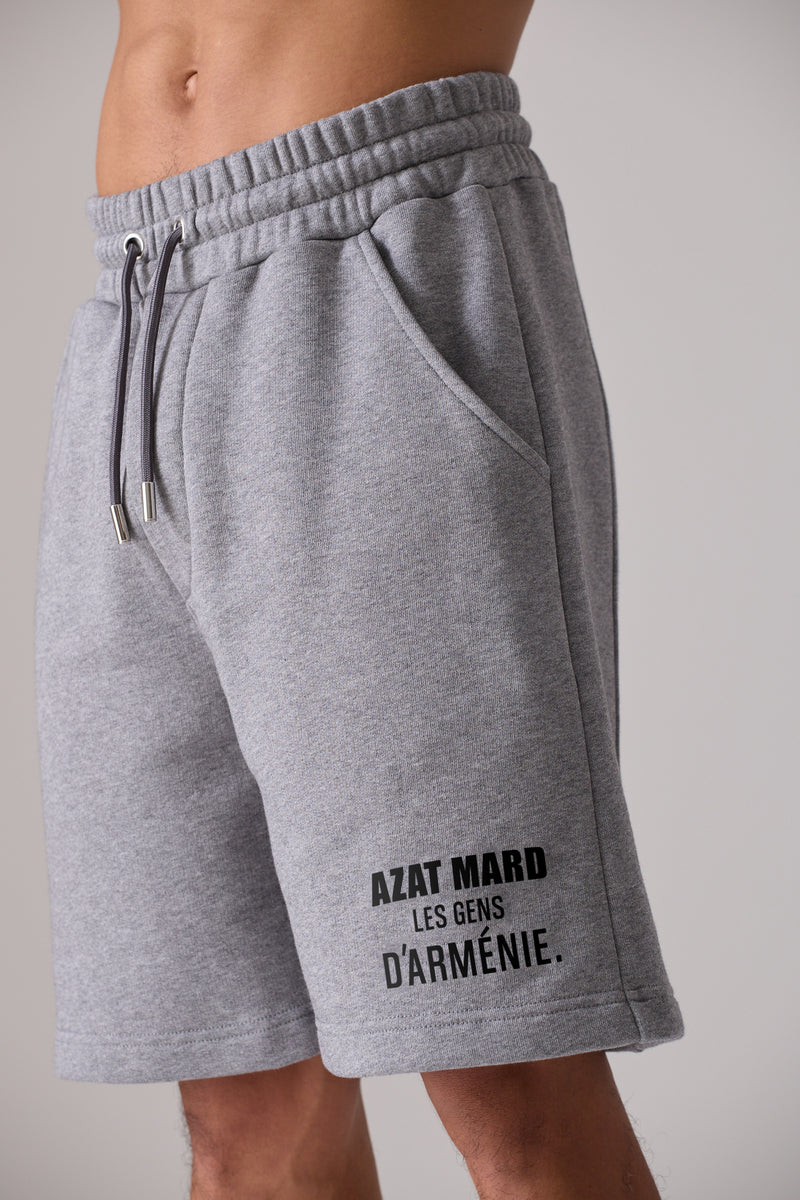 LES GENS GREY MARL SHORTS