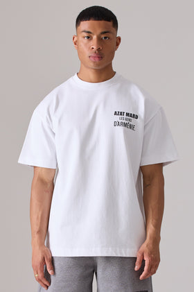 CAMISETA LES GENS BLANCA/NEGRA