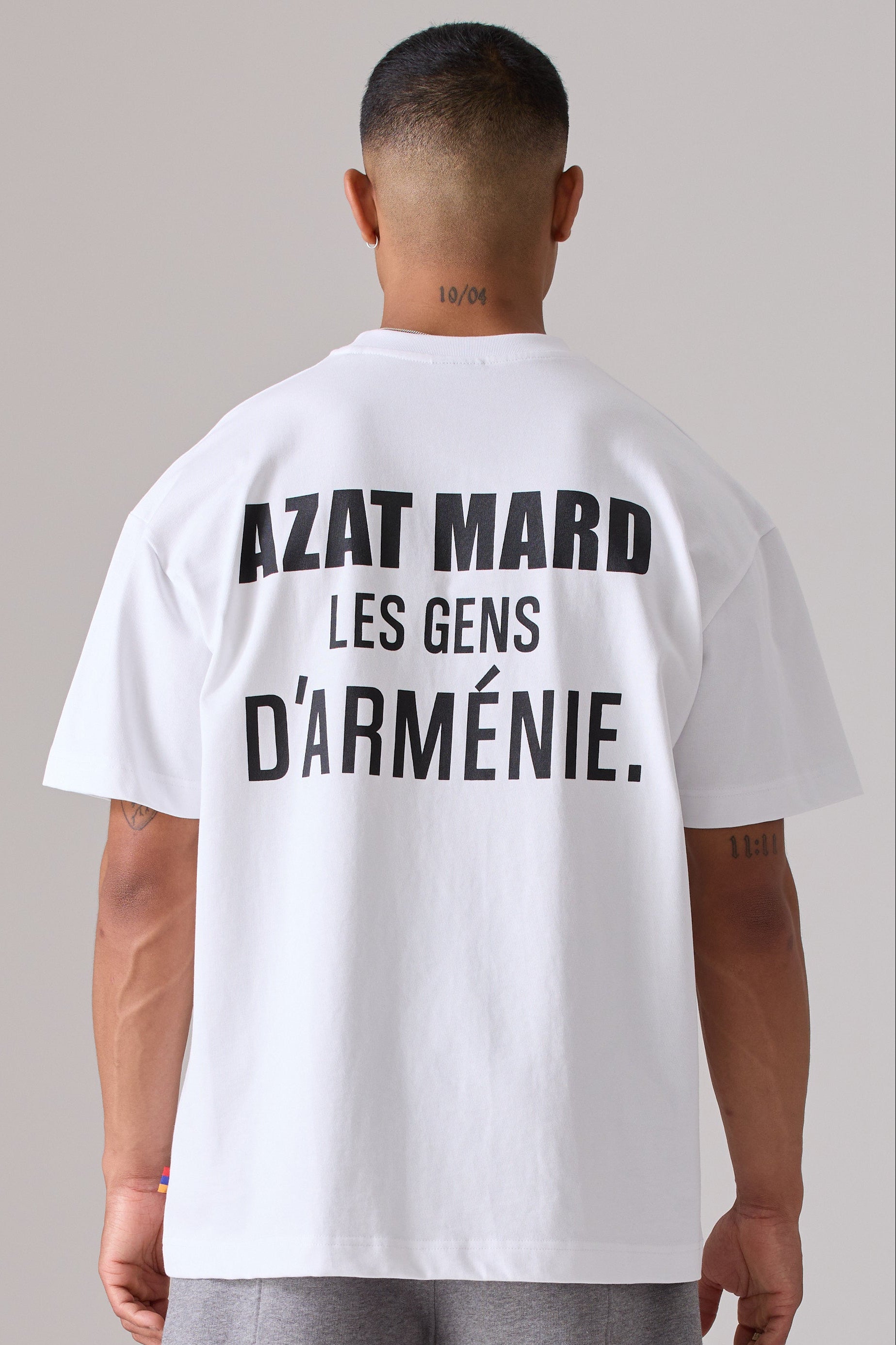 T-SHIRT LES GENS BLANC/NOIR