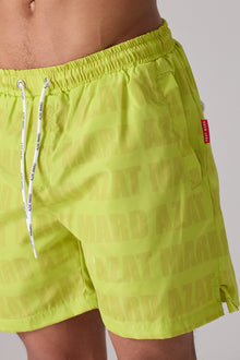 LIME GREEN IMPACT SWIM SHORT