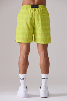 LIME GREEN IMPACT SWIM SHORT