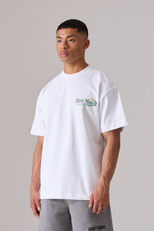 WHITE TENNIS CLUB T-SHIRT
