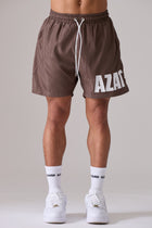 CHOCOLATE IMPACT LOGO SWIM SHORT