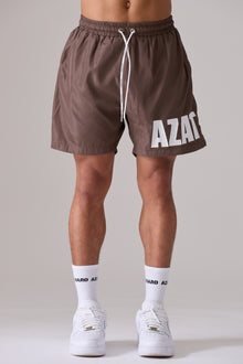 CHOCOLATE IMPACT LOGO SWIM SHORT
