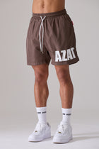 CHOCOLATE IMPACT LOGO SWIM SHORT