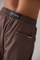 CHOCOLATE IMPACT LOGO SWIM SHORT