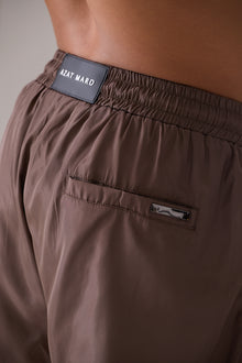 CHOCOLATE IMPACT LOGO SWIM SHORT