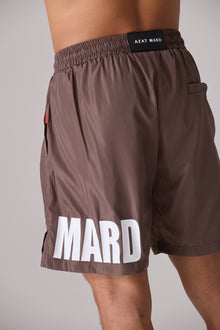 CHOCOLATE IMPACT LOGO SWIM SHORT