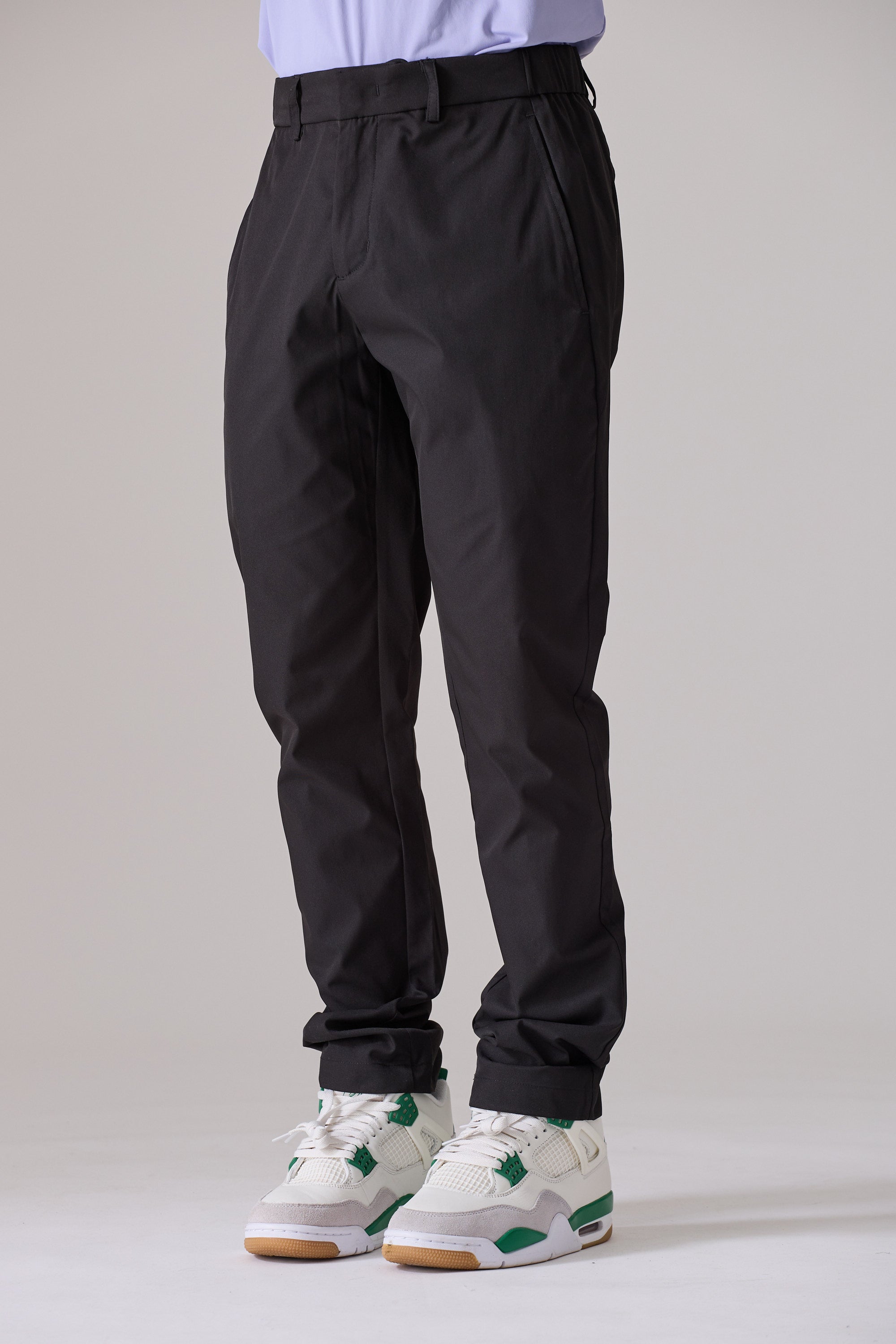 BLACK ACTIVEWEAR GOLF TROUSERS
