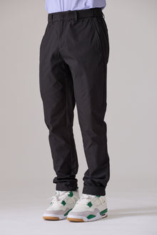 BLACK ACTIVEWEAR GOLF TROUSERS