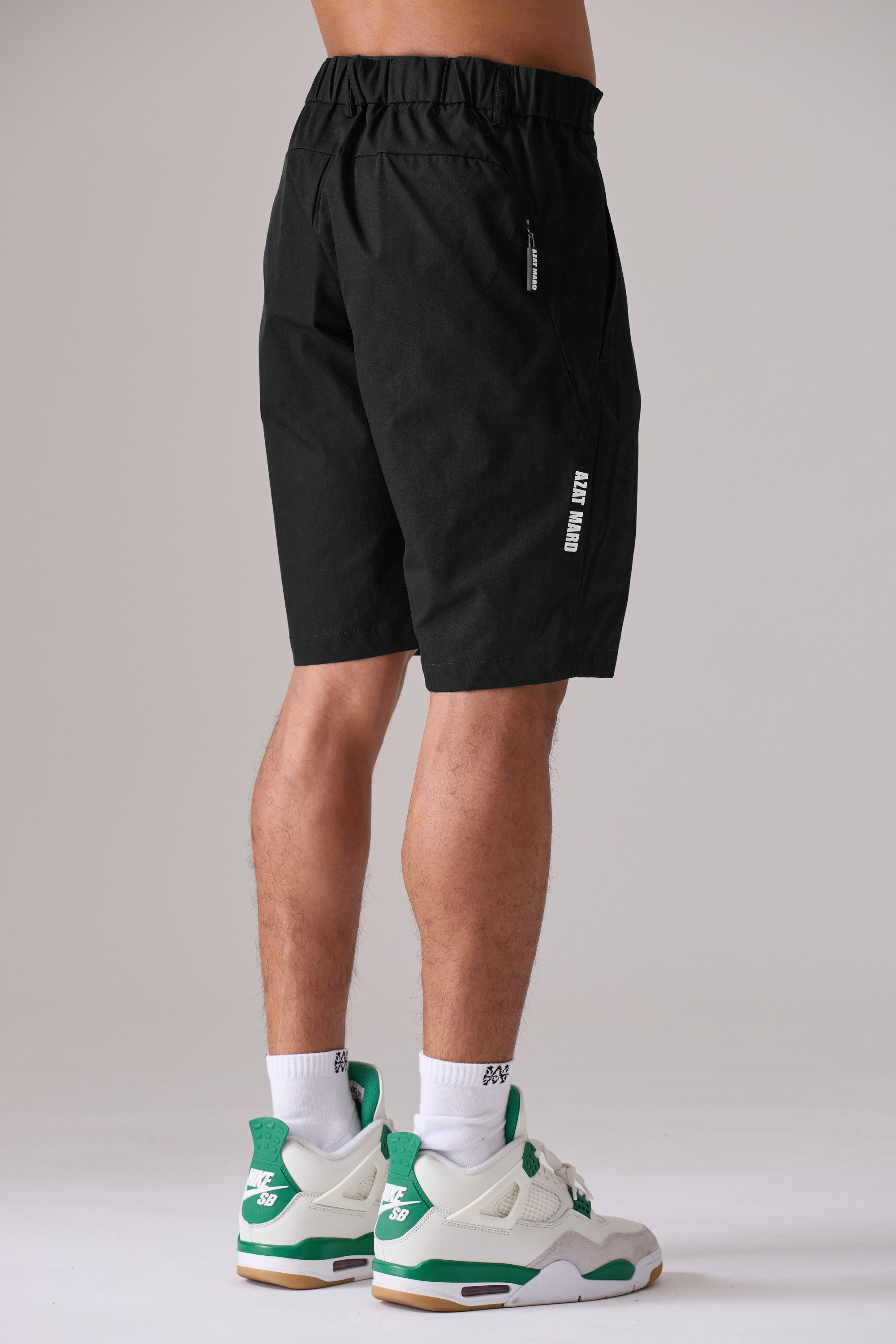 SHORT DE GOLF NOIR ACTIVWEAR