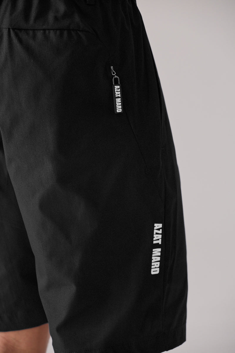BLACK ACTIVEWEAR GOLF SHORT