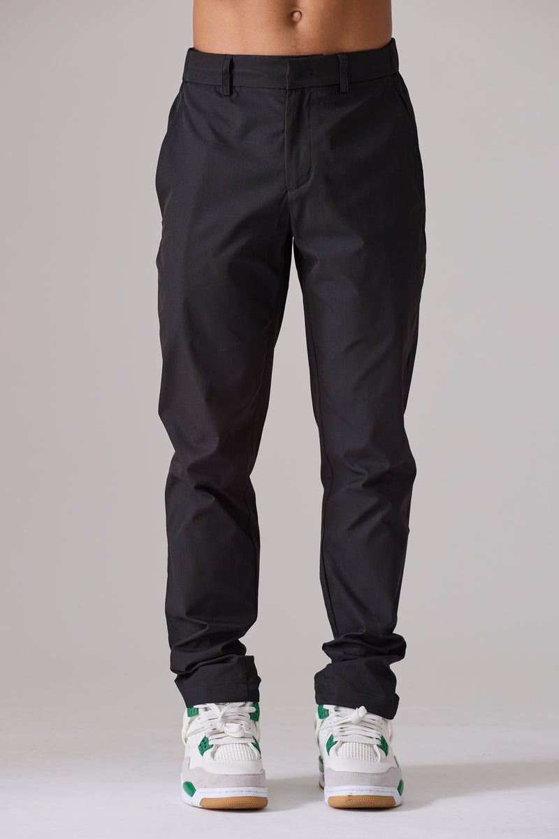 BLACK ACTIVEWEAR GOLF TROUSERS