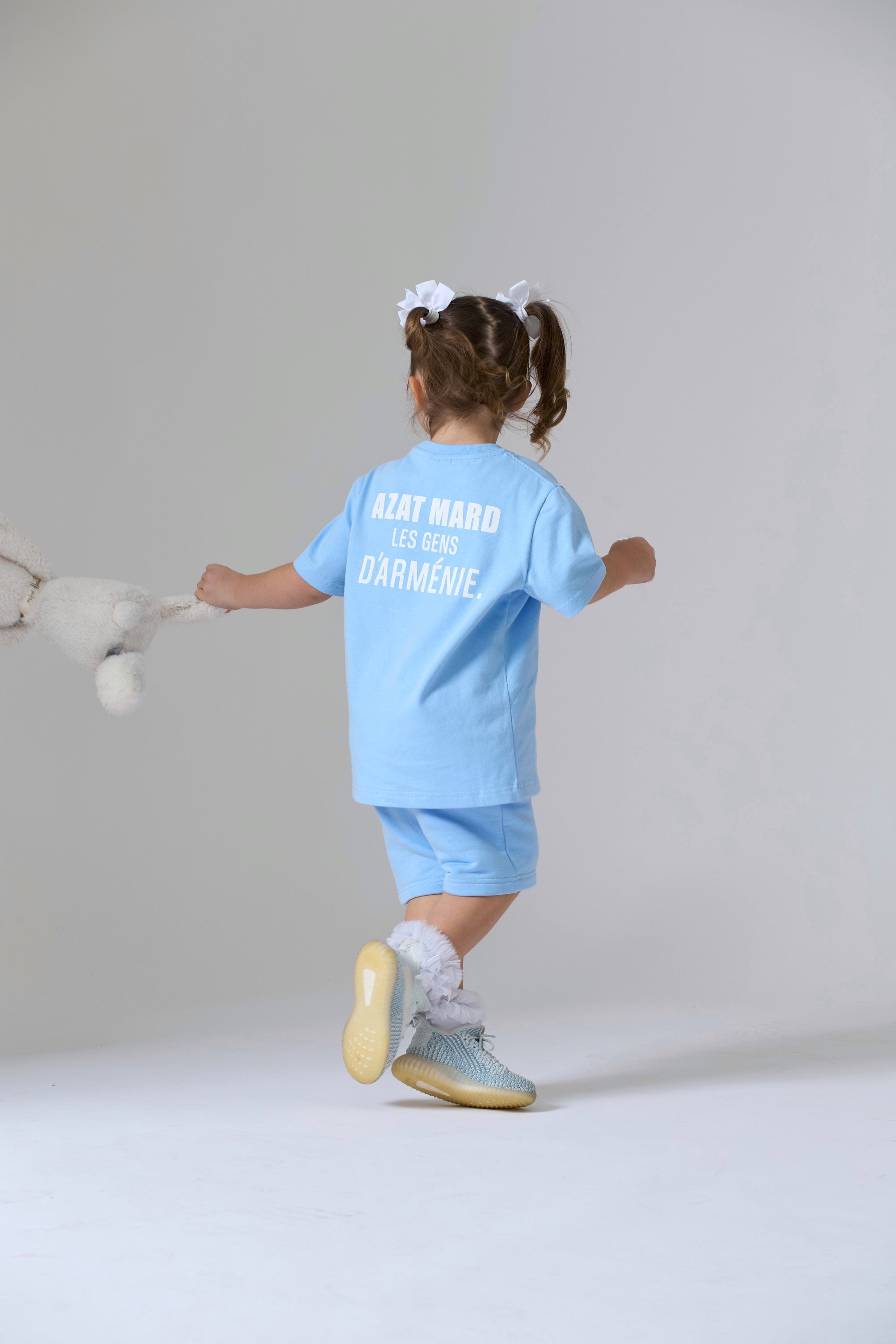 LES GENS BABY BLUE KIDS TWINSET