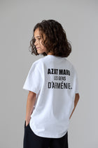 LES GENS WHITE T-SHIRT & BLACK SHORT KIDS TWINSET