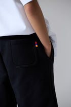 LES GENS WHITE T-SHIRT & BLACK SHORT KIDS TWINSET