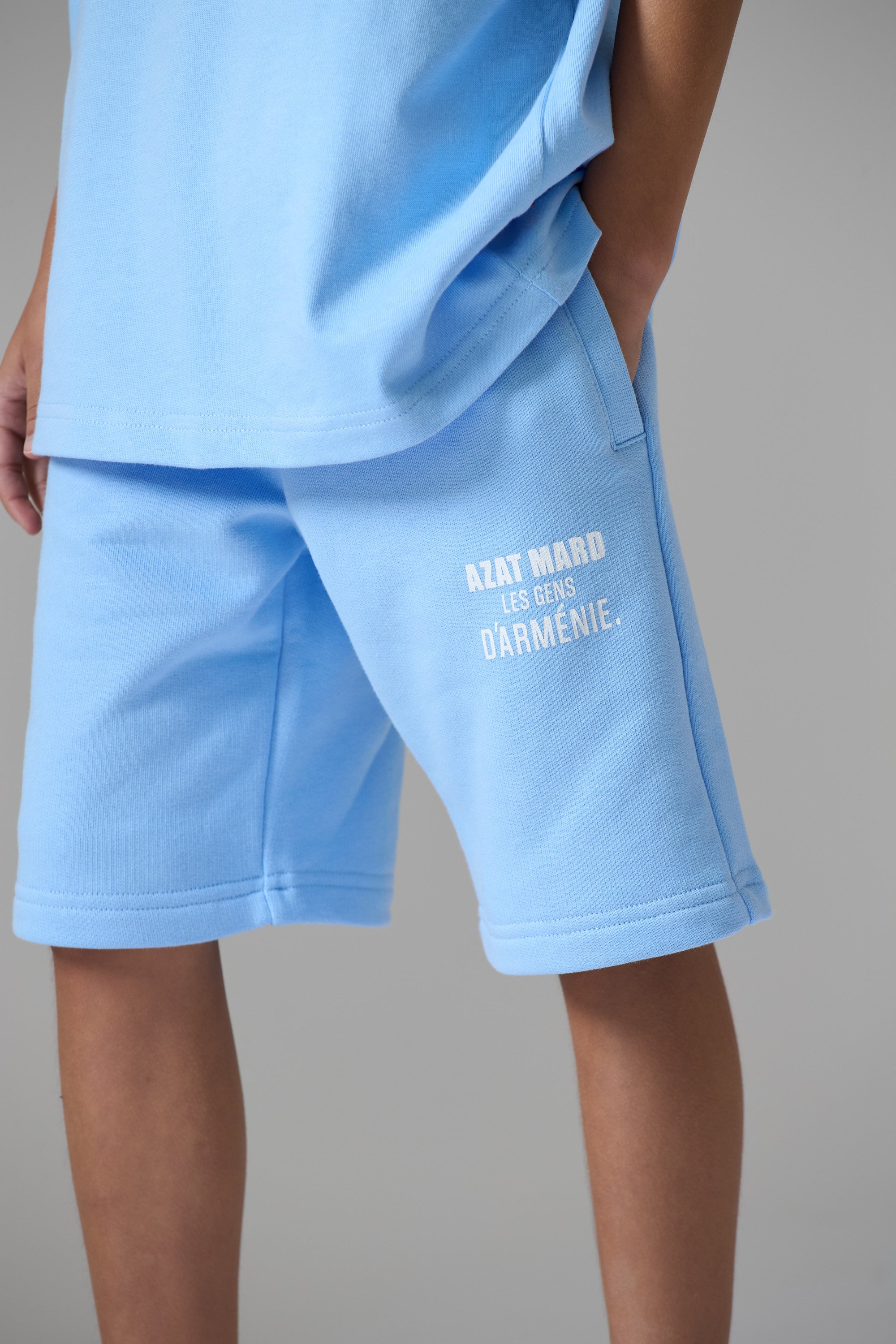 LES GENS BABY BLUE KIDS TWINSET