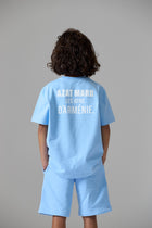 LES GENS BABY BLUE KIDS TWINSET
