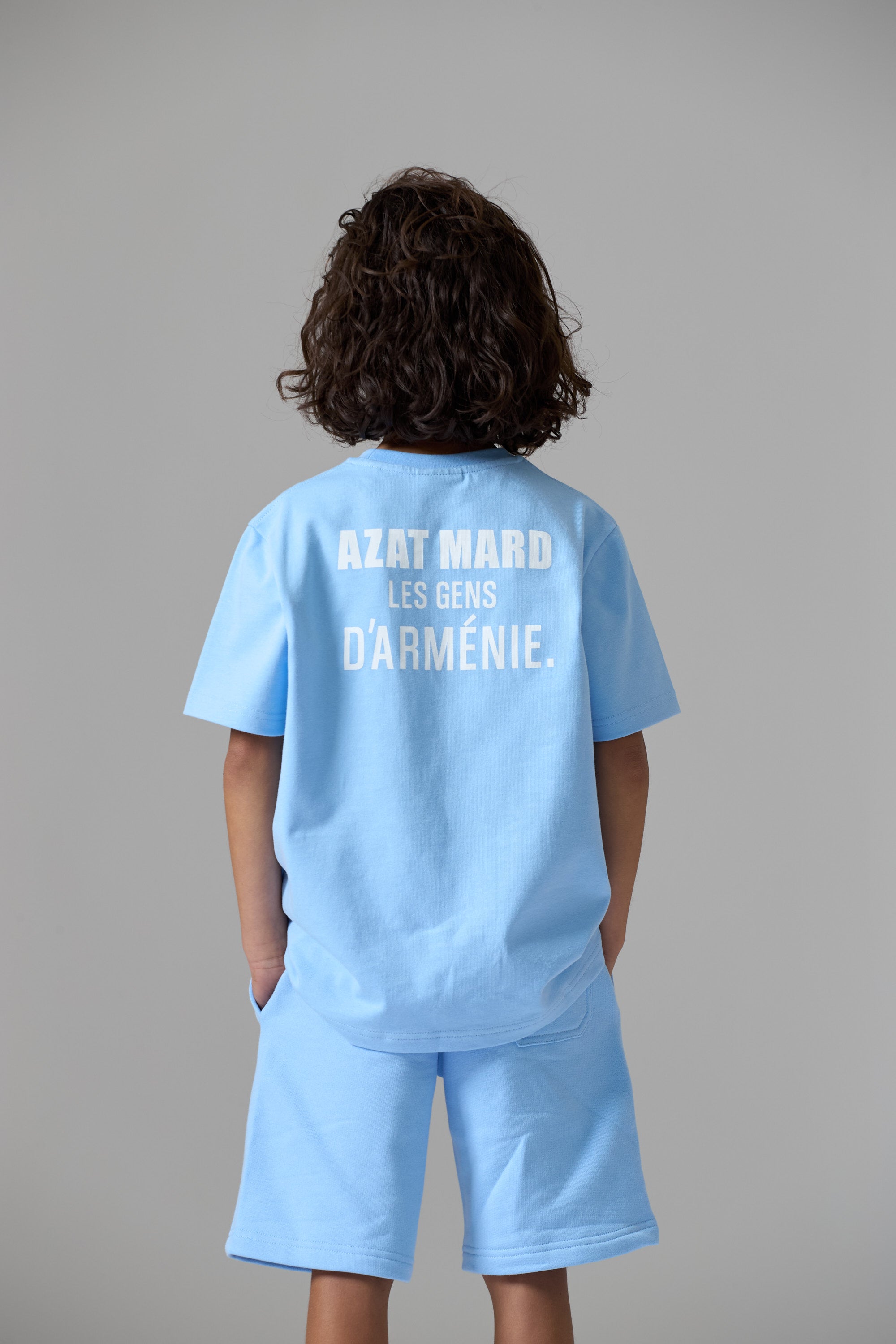 LES GENS BABY BLUE KIDS TWINSET