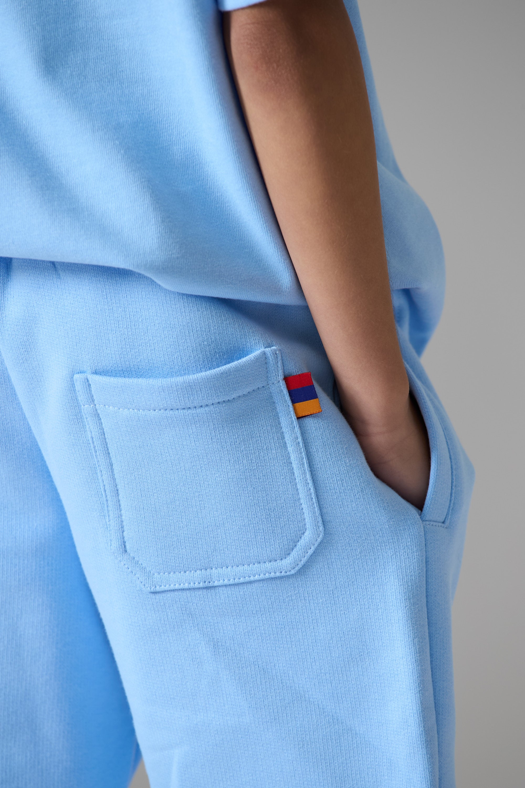 LES GENS BABY BLUE KIDS TWINSET