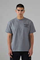 LES GENS GREY MARL/BLACK T-SHIRT