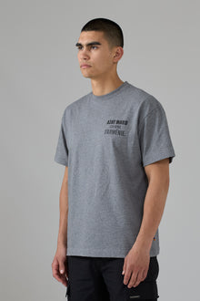 LES GENS GREY MARL/BLACK T-SHIRT