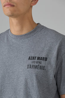 LES GENS GREY MARL/BLACK T-SHIRT