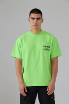 LES GENS LIME GREEN T-SHIRT