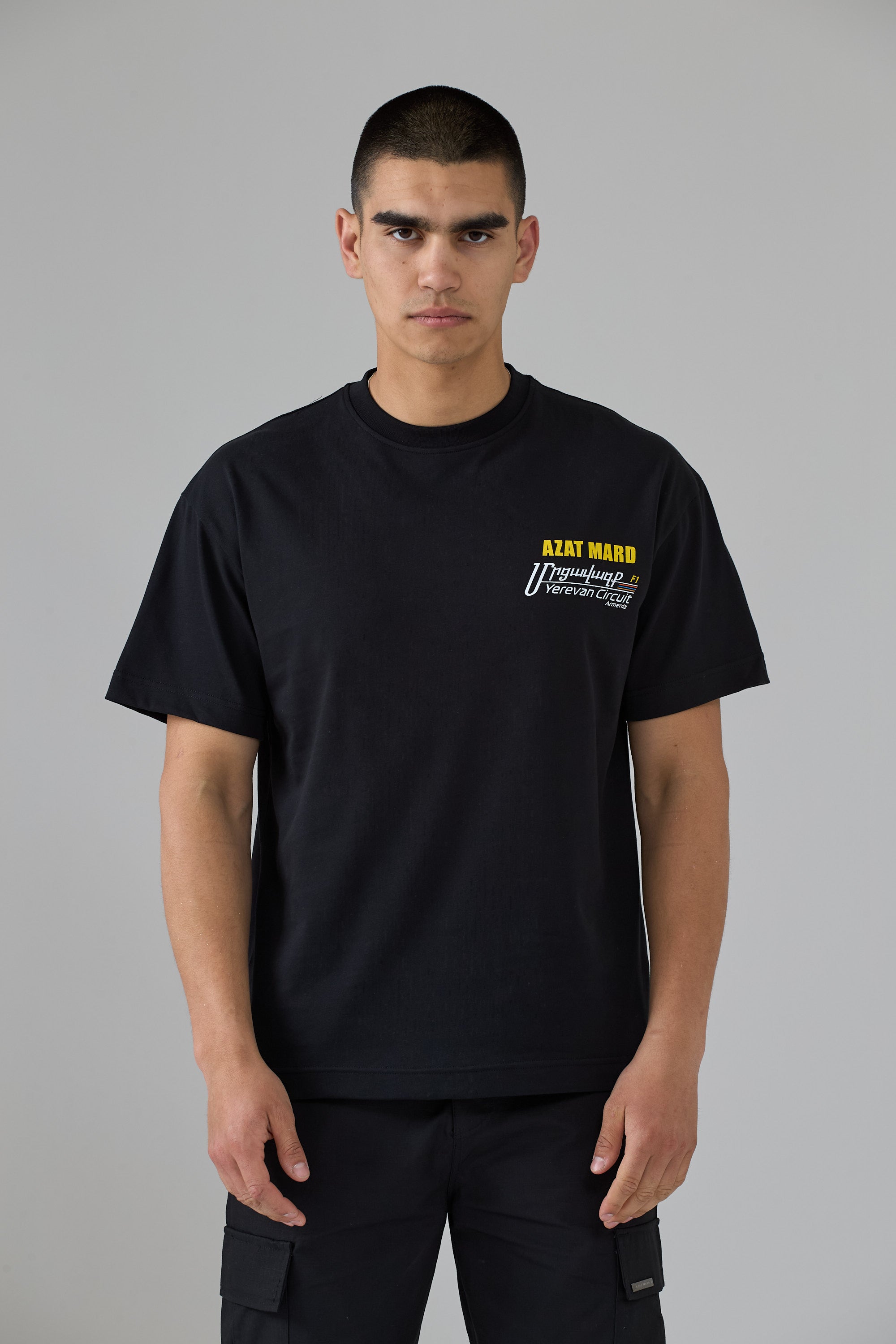 BLACK YEREVAN RACING T-SHIRT