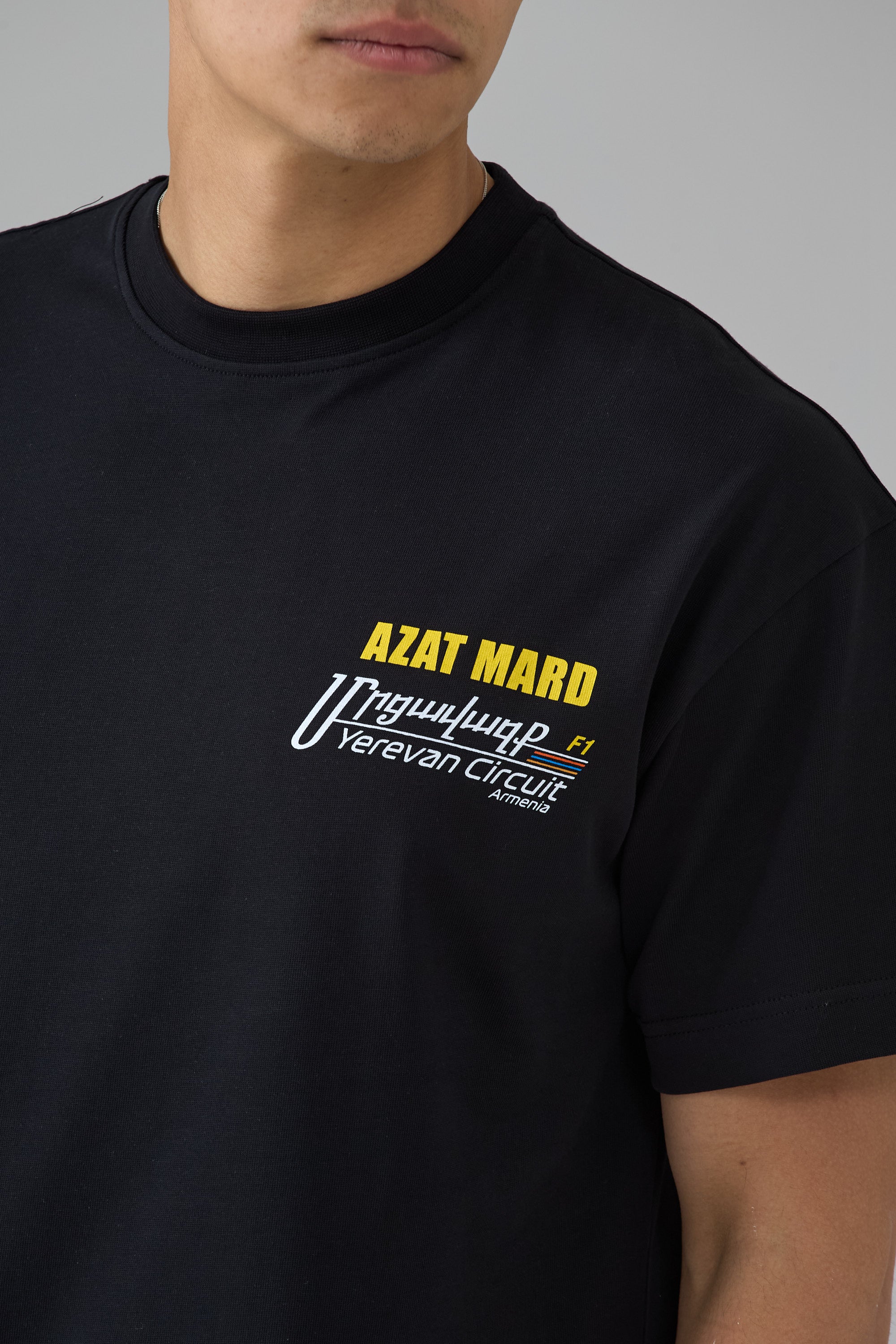 BLACK YEREVAN RACING T-SHIRT