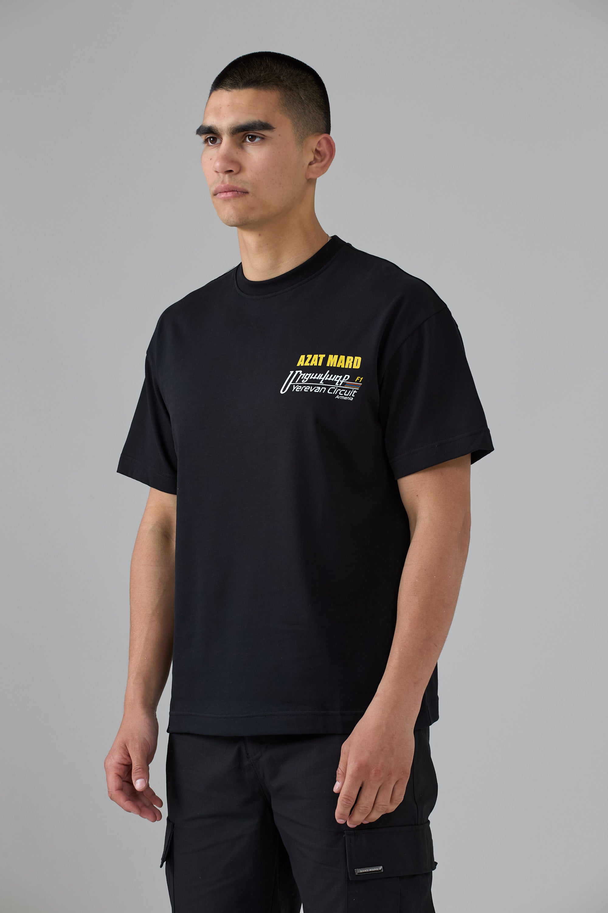 BLACK YEREVAN RACING T-SHIRT
