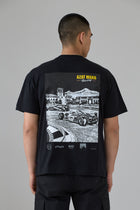 BLACK YEREVAN RACING T-SHIRT
